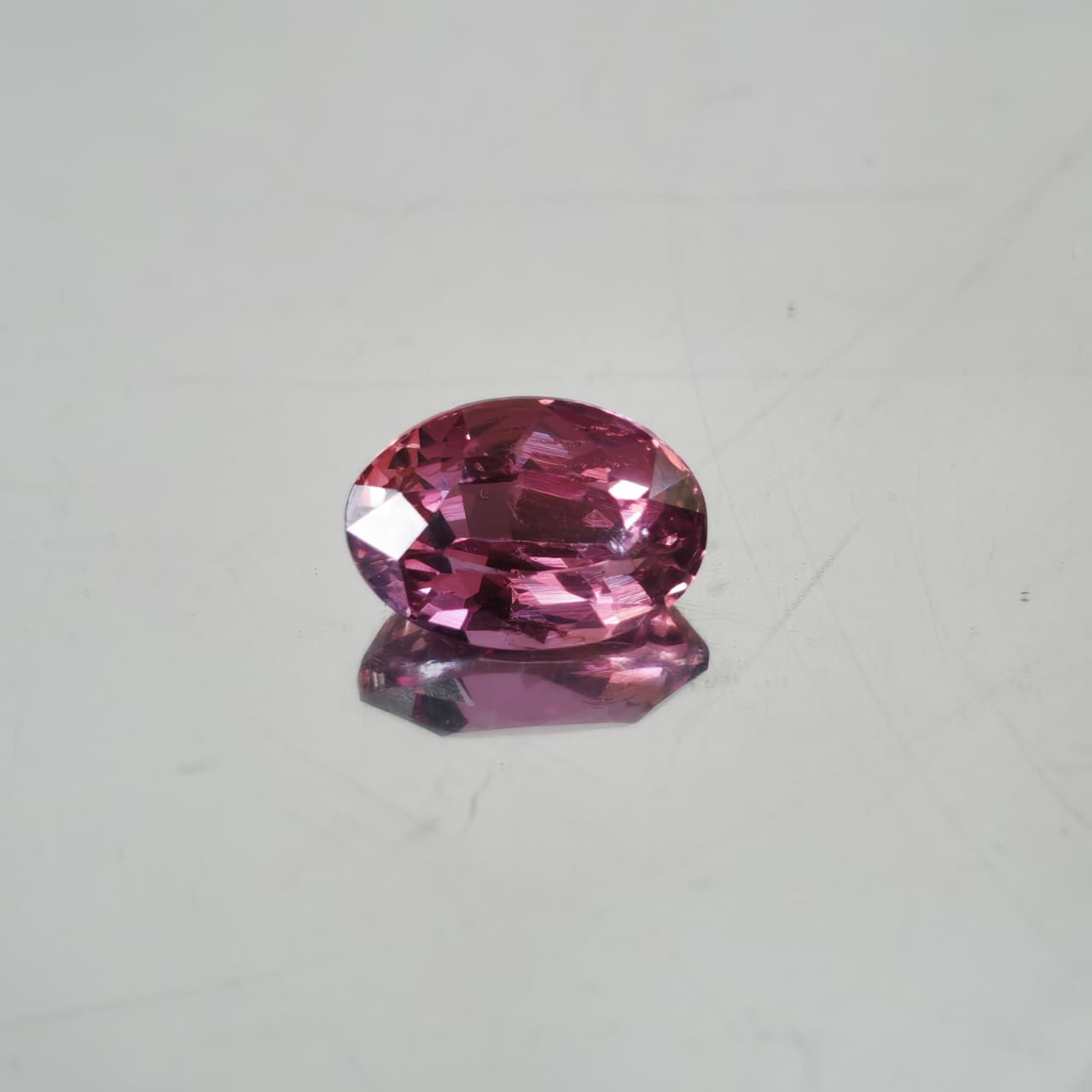 Padparadscha sapphire. 1.12 Carats.