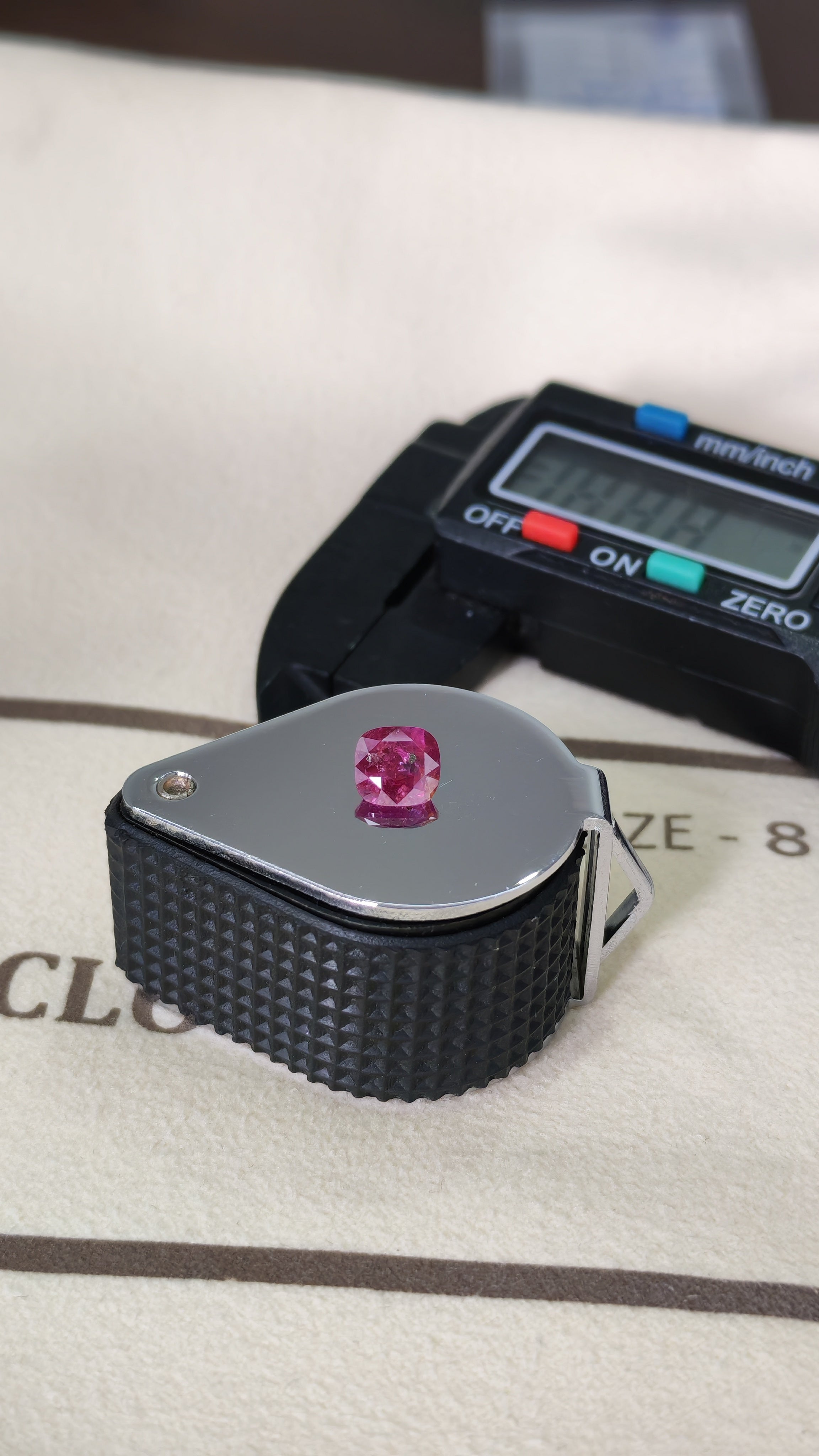 Pink Sapphire-1.27ct-Cushion cut