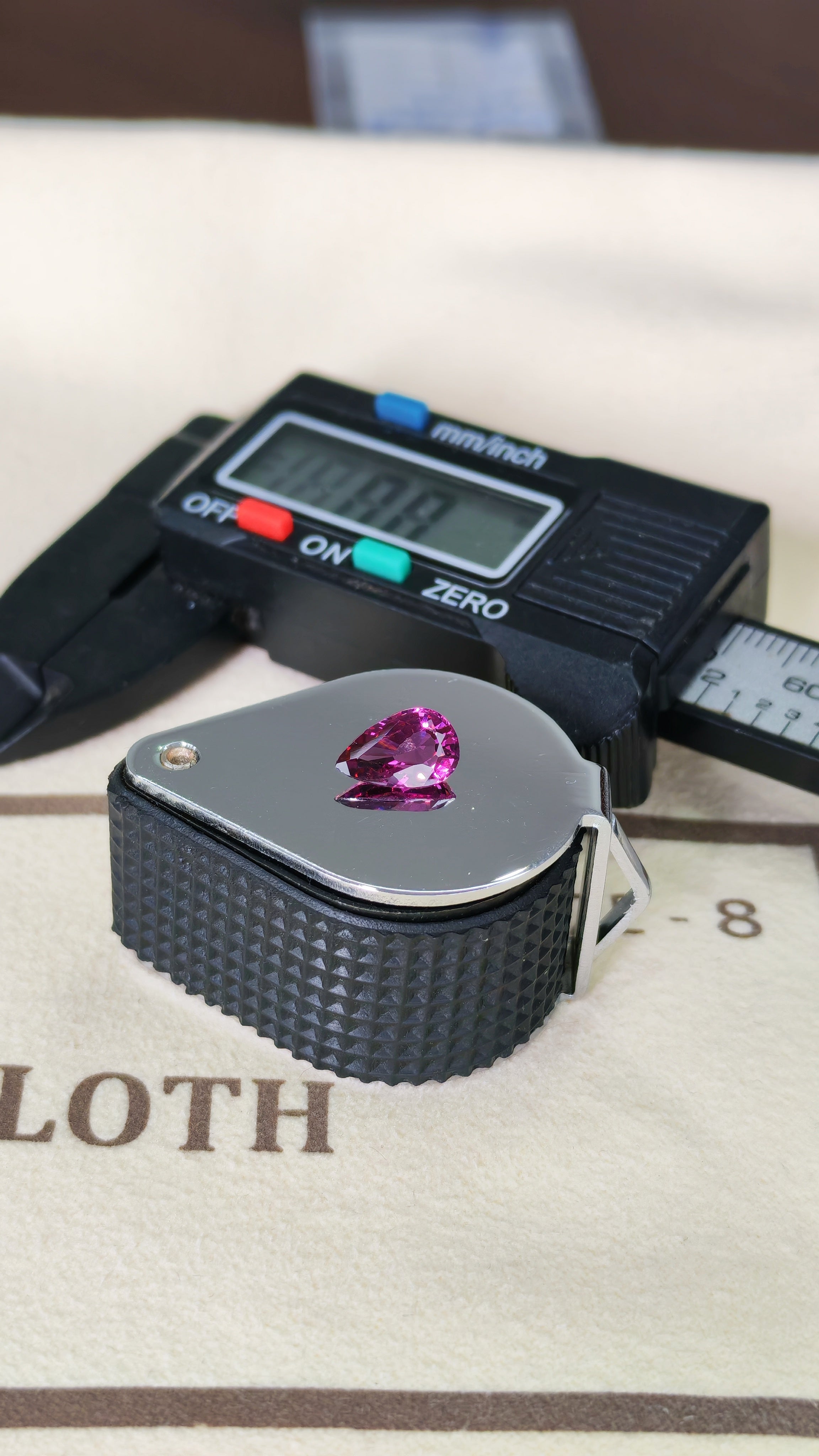 Purple Garnet-1.24ct-Pear Shape