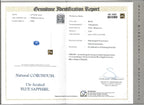 Ceylon Blue Sapphre-3.59ct- Oval