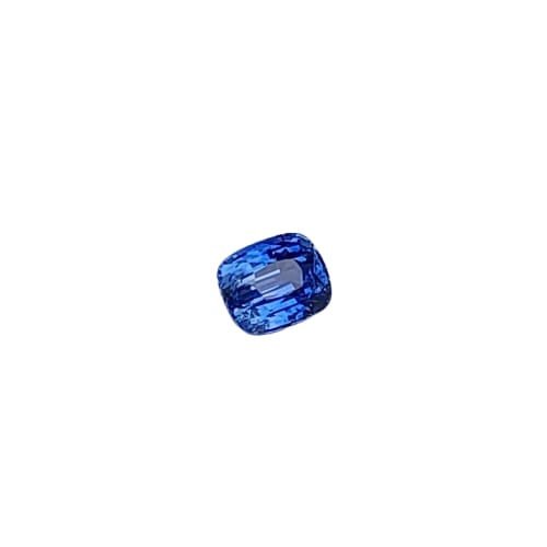Unheated Ceylon Blue Sapphire. 1.05 carat, Cushion Cut.