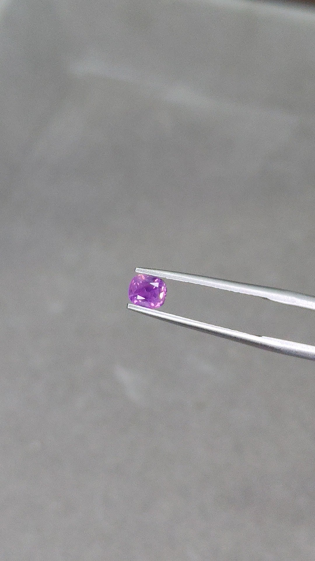 Pink Sapphire-0.61ct-Elongated cushion cut