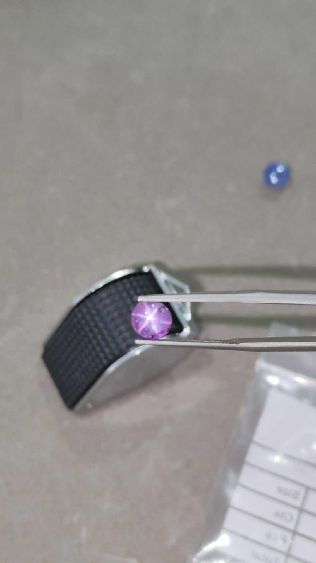 Pink star sapphire